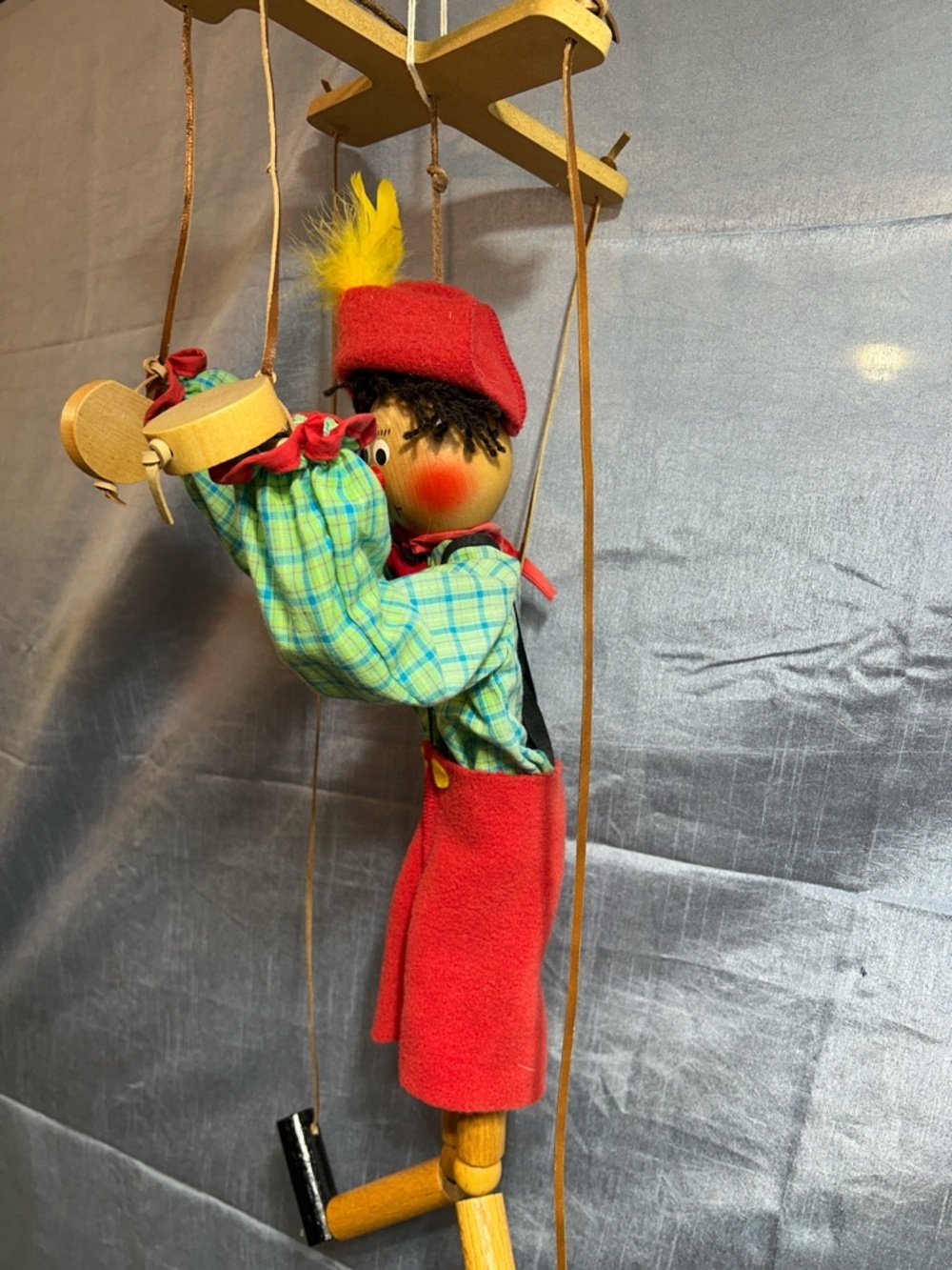 Wooden Pinocchio Puppet Marionette style Richard Edmond - Picture 5 of 7